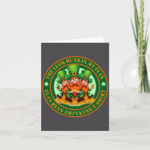 Das Glück liegt in meinem Clan Ryan St Patrick’s D Karte