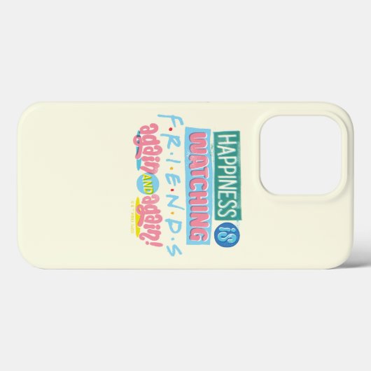 Das Glück sieht sich immer wieder FRIENDS™ an Case-Mate iPhone Hülle (Rückseite (Horizontal))