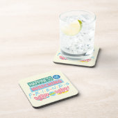 Das Glück sieht sich immer wieder FRIENDS™ an Getränkeuntersetzer (Rechte Seite)