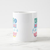 Das Glück sieht sich immer wieder FRIENDS™ an Jumbo-Tasse (Vorderseite)