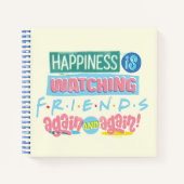 Das Glück sieht sich immer wieder FRIENDS™ an Notizblock (Vorderseite)