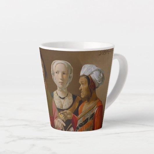 Das Glück Teller-Georges de La Tour Klein Milchtasse (Rechte Ecke)