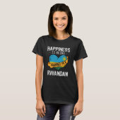 Das Glück wird einer ruandischen Ehefrau Husba Ver T-Shirt (Vorne ganz)