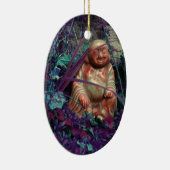 das glückliche buddah keramik ornament (Rechts)