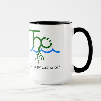 Das glückliche Cultivator™ Logo und die Tasse