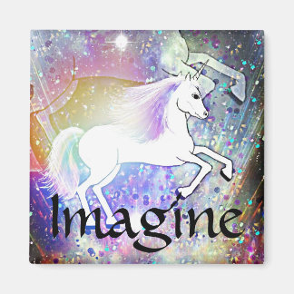 Das glückliche Einhorn-Magnet Magnet