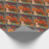 Das glückliche Halloween der Gourds Geschenkpapier (Ecke)
