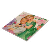 das glückliche Paar Fliese (Seite)