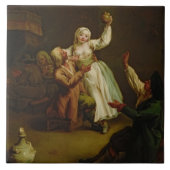 Das glückliche Paar Fliese (Vorderseite)