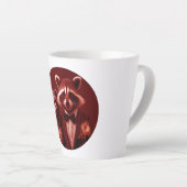 Das glückliche Paar Herr & Frau Racoon Milchtasse (Rechte Ecke)