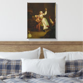 Das glückliche Paar Leinwanddruck (Insitu (Schlafzimmer))