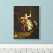 Das glückliche Paar Leinwanddruck (Insitu (Holzboden))