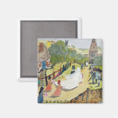 Das glückliche Paar Magnet (Vorderseite/Rückseite)