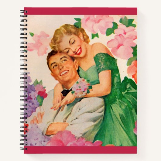 das glückliche Paar Notizblock (Vorderseite)