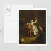 Das glückliche Paar Postkarte (Vorne/Hinten)