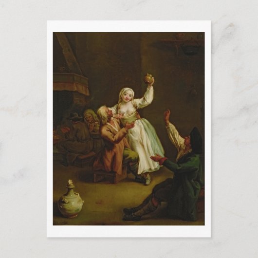 Das glückliche Paar Postkarte (Vorderseite)