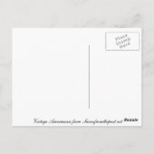 Das glückliche Paar Postkarte (Rückseite)