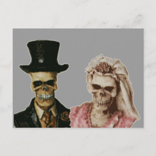 Das glückliche Paar Postkarte (Vorderseite)