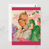 das glückliche Paar Postkarte