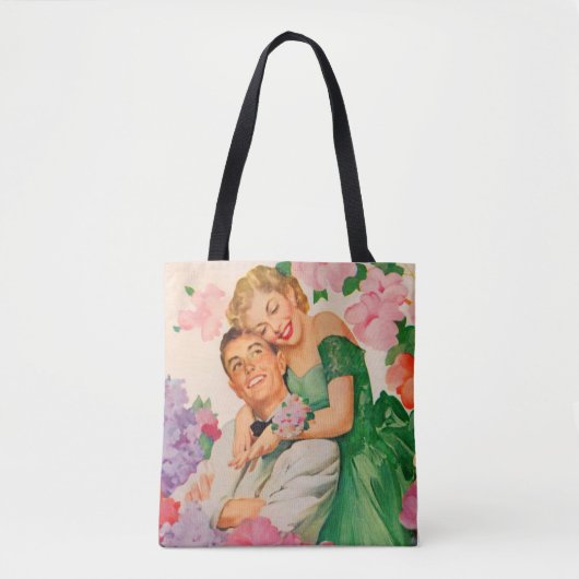 das glückliche Paar Tasche (Vorderseite)