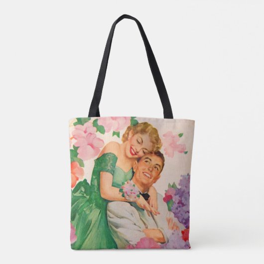 das glückliche Paar Tasche (Rückseite)