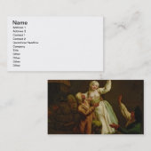 Das glückliche Paar Visitenkarte (Vorne/Hinten)