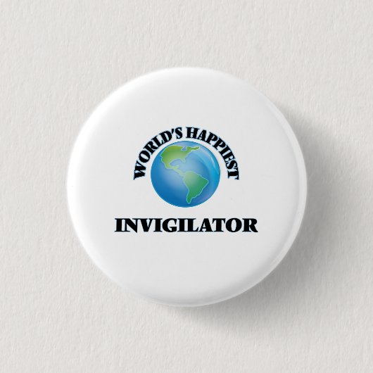 Das glücklichste Aufsichtsführende der Welt Button (Vorderseite)
