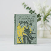 Das glücklichste Mädchen in der Schule Postkarte (Stehend Vorderseite)