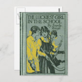 Das glücklichste Mädchen in der Schule Postkarte (Vorne/Hinten)