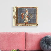 Das Glücksrad von Ovide Moralize Leinwanddruck (Insitu (Wohnzimmer))