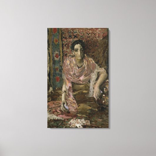 Das Glücksspiel, 1895 Leinwanddruck (Vorderseite)