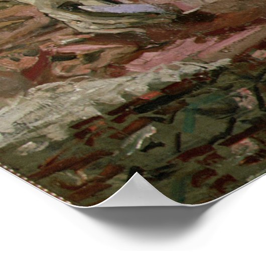 Das Glücksspiel, 1895 Poster (Ecke)