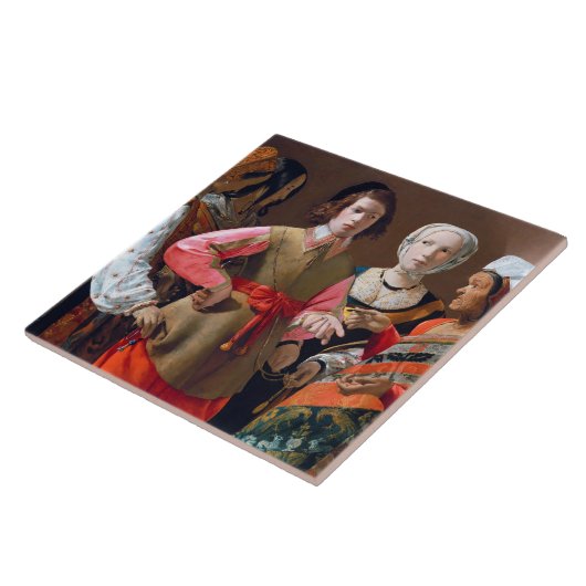 Das Glücksspiel, La Tour Fliese (Seite)