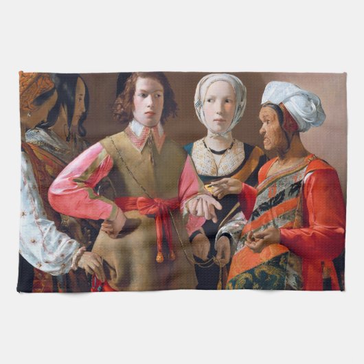 Das Glücksspiel, La Tour Geschirrtuch (Horizontal)