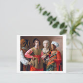 Das Glücksspiel, La Tour Postkarte (Stehend Vorderseite)