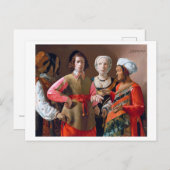 Das Glücksspiel, La Tour Postkarte (Vorne/Hinten)