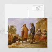 Das Glücksspiel Postkarte (Vorne/Hinten)