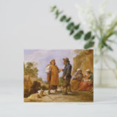 Das Glücksspiel Postkarte (Stehend Vorderseite)