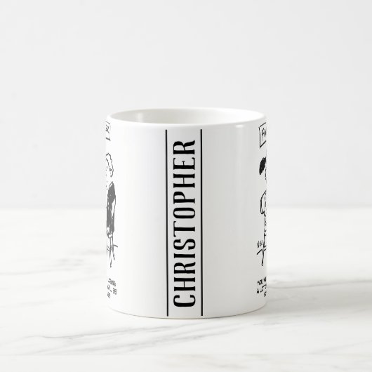 Das Glücksspiel Teller prognostiziert einen finanz Kaffeetasse (Mittel)