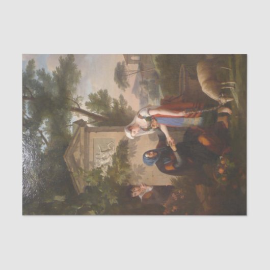 Das Glücksspiel von Marie-Guillemine-Benoist Seidenpapier (Vorderseite)