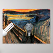 Das Glühbirnen-Poster Poster (Vorne)