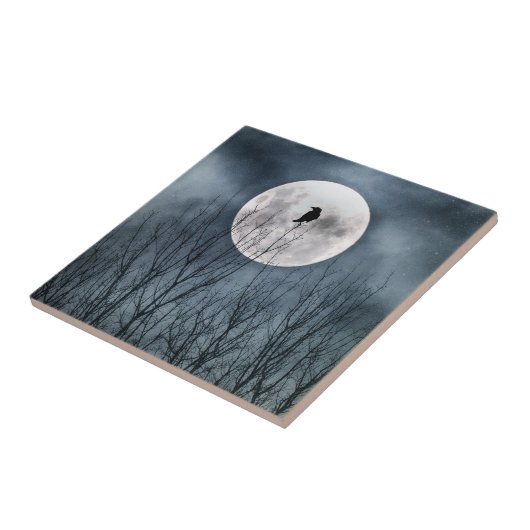 Das Glühen eines Vollmonds Fliese (Seite)