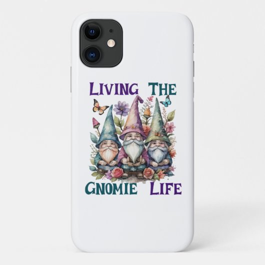 Das Gnom Leben leben Case-Mate iPhone Hülle (Rückseite)