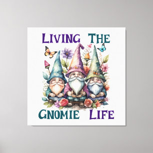 Das Gnomleben leben Leinwanddruck