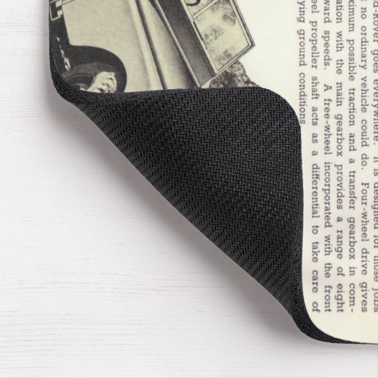 Das Go-Anywhere-Fahrzeug! Mousepad (Ecke)