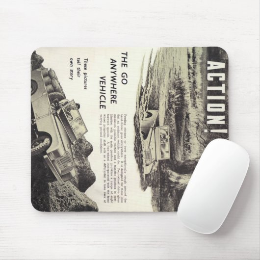 Das Go-Anywhere-Fahrzeug! Mousepad (Mit Mouse)