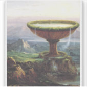 Das Goblet des Titan von Thomas Cole Aufkleber (Vorderseite)