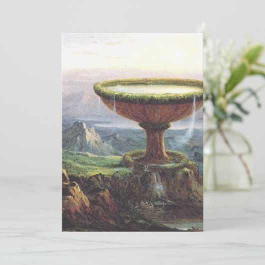 Das Goblet des Titan von Thomas Cole Einladung (Stehend Vorderseite)