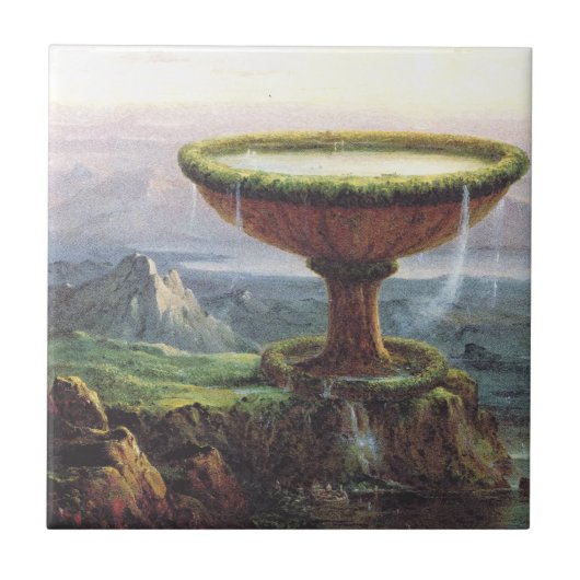 Das Goblet des Titan von Thomas Cole Fliese (Vorderseite)