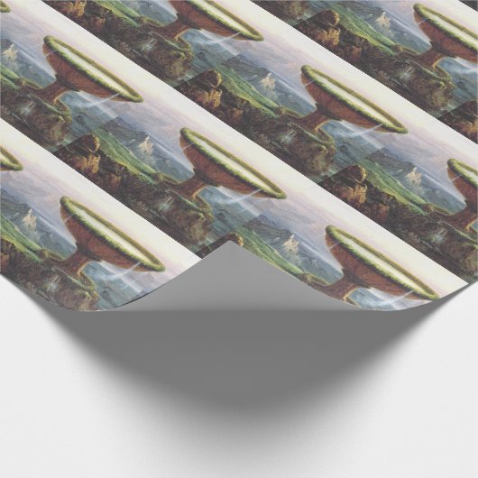 Das Goblet des Titan von Thomas Cole Geschenkpapier (Ecke)